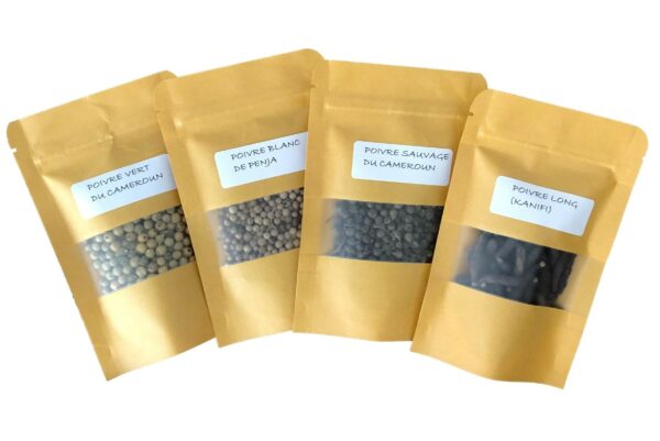 Assortiment de 4 poivres