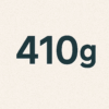 410 grammes